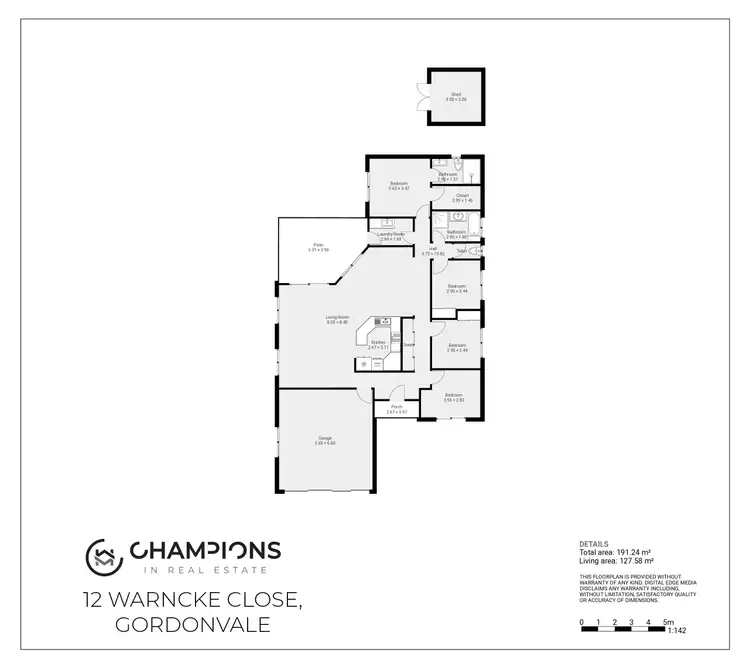 Floorplan of Homely house listing, 12 Warncke Close, Gordonvale QLD 4865