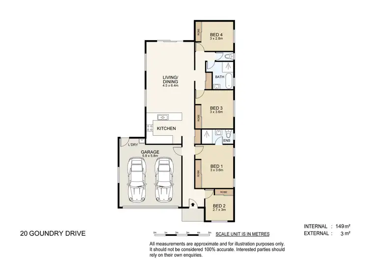 Floorplan of Homely house listing, 20 Goundry Drive, Holmview QLD 4207