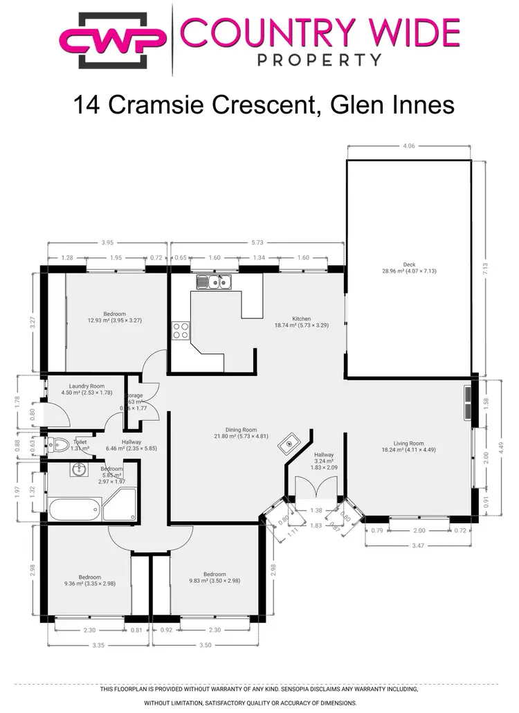 Floorplan of Homely house listing, 14 Cramsie Crescent, Glen Innes NSW 2370