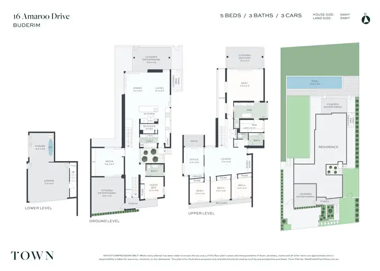 Floorplan of Homely house listing, 16 Amaroo Drive, Buderim QLD 4556