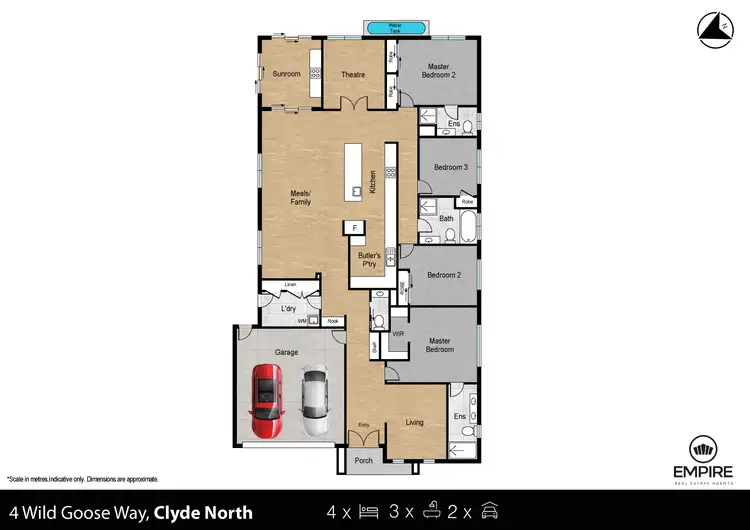 Floorplan of Homely house listing, 4 Wild Goose Way, Clyde North VIC 3978