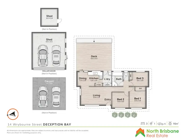 Floorplan of Homely house listing, 14 Wrybourne Street, Deception Bay QLD 4508