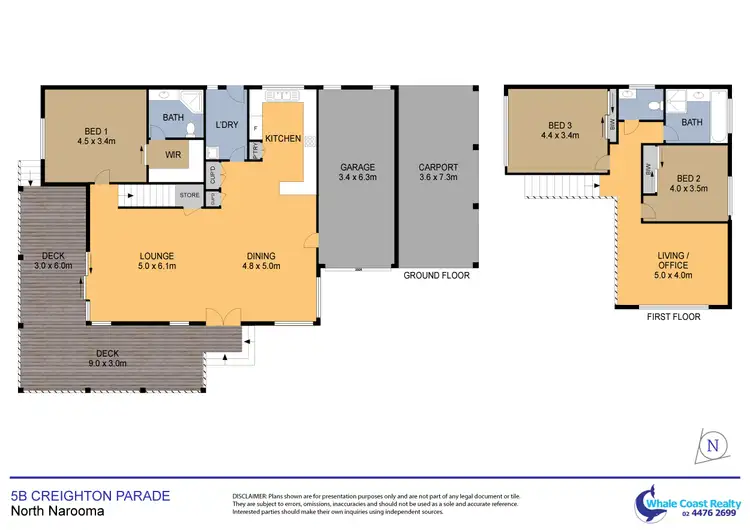 Floorplan of Homely house listing, 5B Creighton Parade, North Narooma NSW 2546