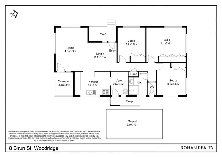 Floorplan of Homely house listing, 8 Birun Street, Woodridge QLD 4114