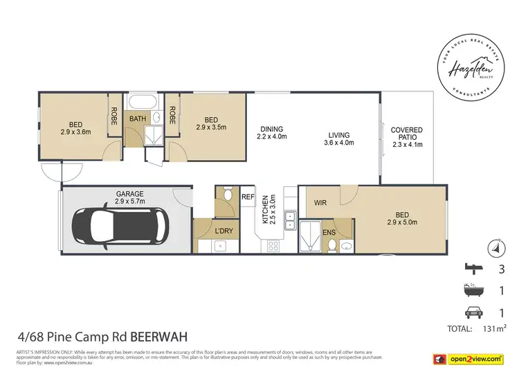 Floorplan of Homely house listing, 4/68 Pine Camp Road, Beerwah QLD 4519