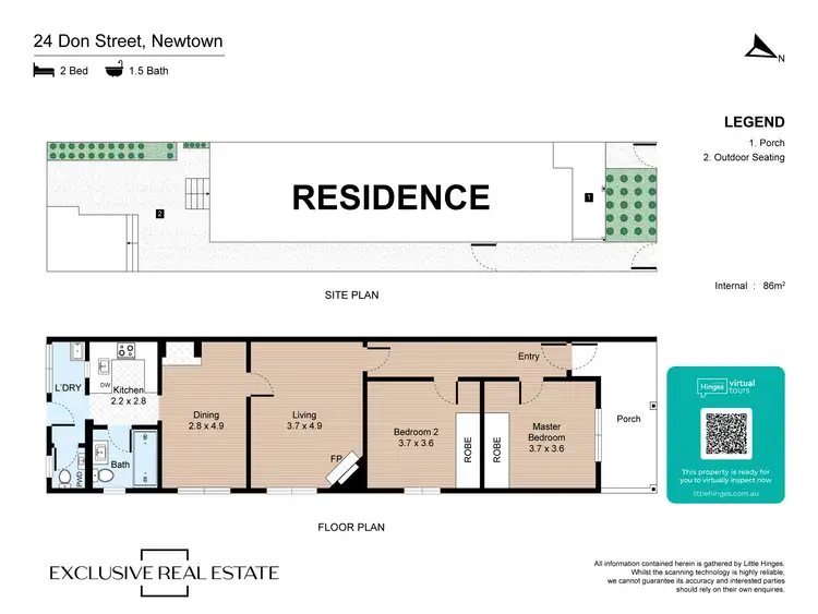 Floorplan of Homely house listing, 24 Don Street, Newtown NSW 2042