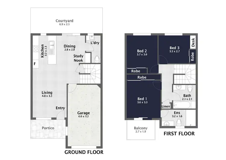 Floorplan of Homely townhouse listing, Address available on request