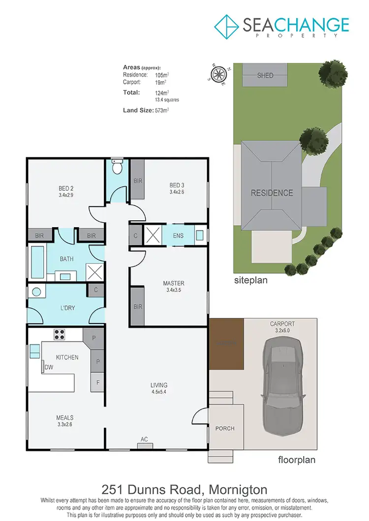 Floorplan of Homely house listing, 251 Dunns Road, Mornington VIC 3931