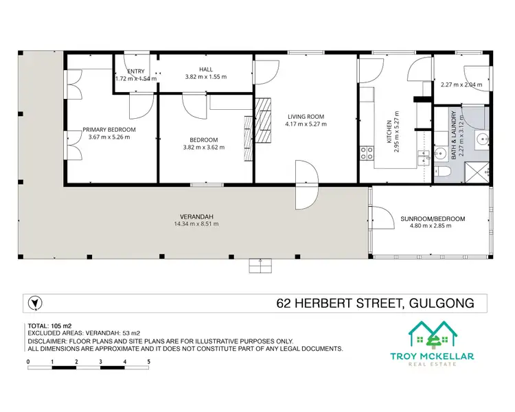 Floorplan of Homely house listing, 62 Herbert Street, Gulgong NSW 2852