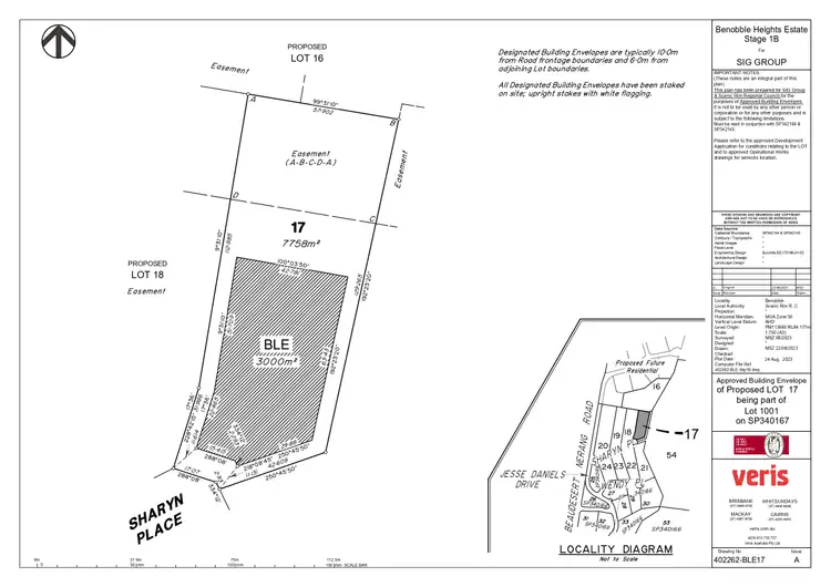 Floorplan of Homely land listing, 8 Sharyn Place, Benobble QLD 4275