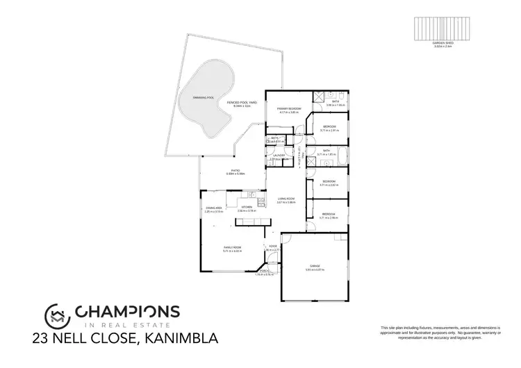 Floorplan of Homely house listing, 23 Nell Close, Kanimbla QLD 4870