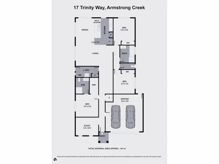 Floorplan of Homely house listing, 17 Trinity Way, Armstrong Creek VIC 3217