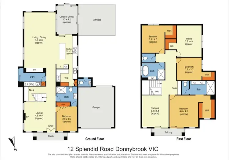Floorplan of Homely house listing, 12 Splendid Rd, Donnybrook VIC 3064