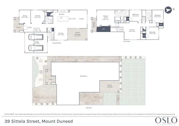 Floorplan of Homely house listing, 39 Sittela Street, Mount Duneed VIC 3217