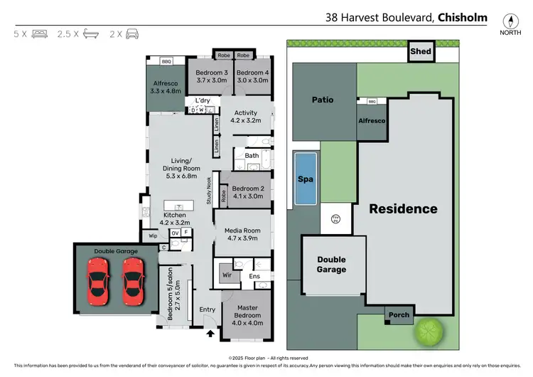 Floorplan of Homely house listing, 38 Harvest Boulevard, Chisholm NSW 2322