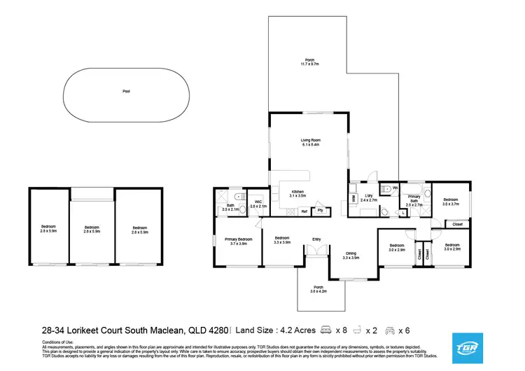 Floorplan of Homely house listing, 28-34 Lorikeet Court, South Maclean QLD 4280
