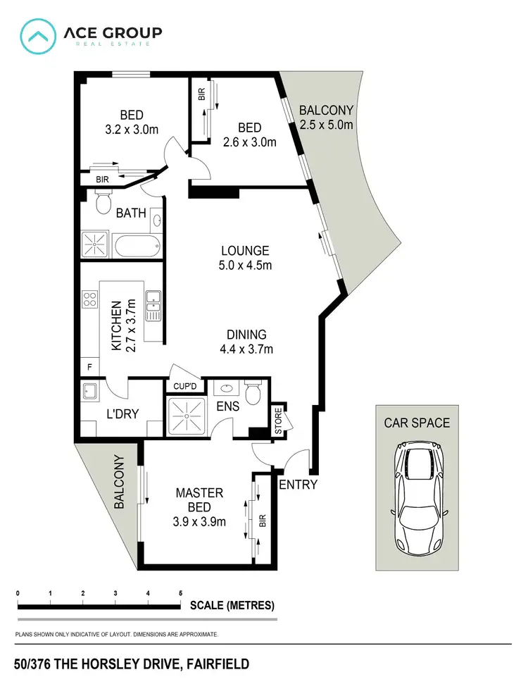 Floorplan of Homely apartment listing, 50/376 The Horsley Drive, Fairfield NSW 2165