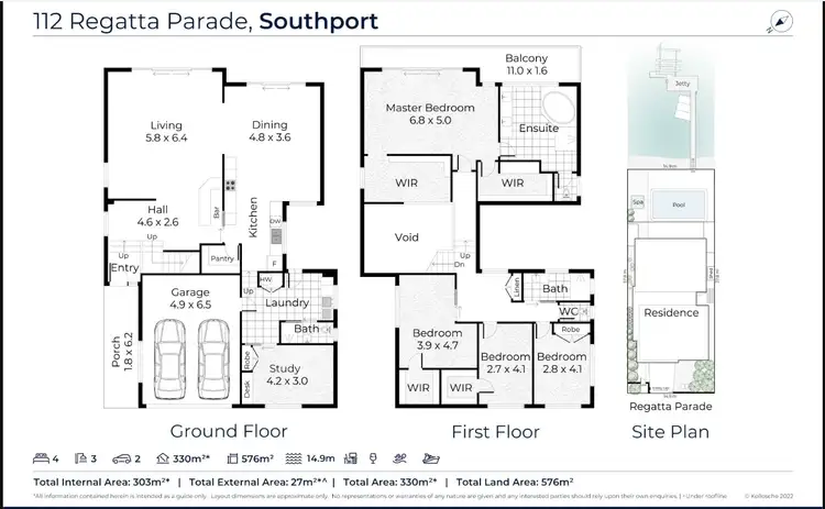 Floorplan of Homely house listing, 112 Regatta Parade, Southport QLD 4215