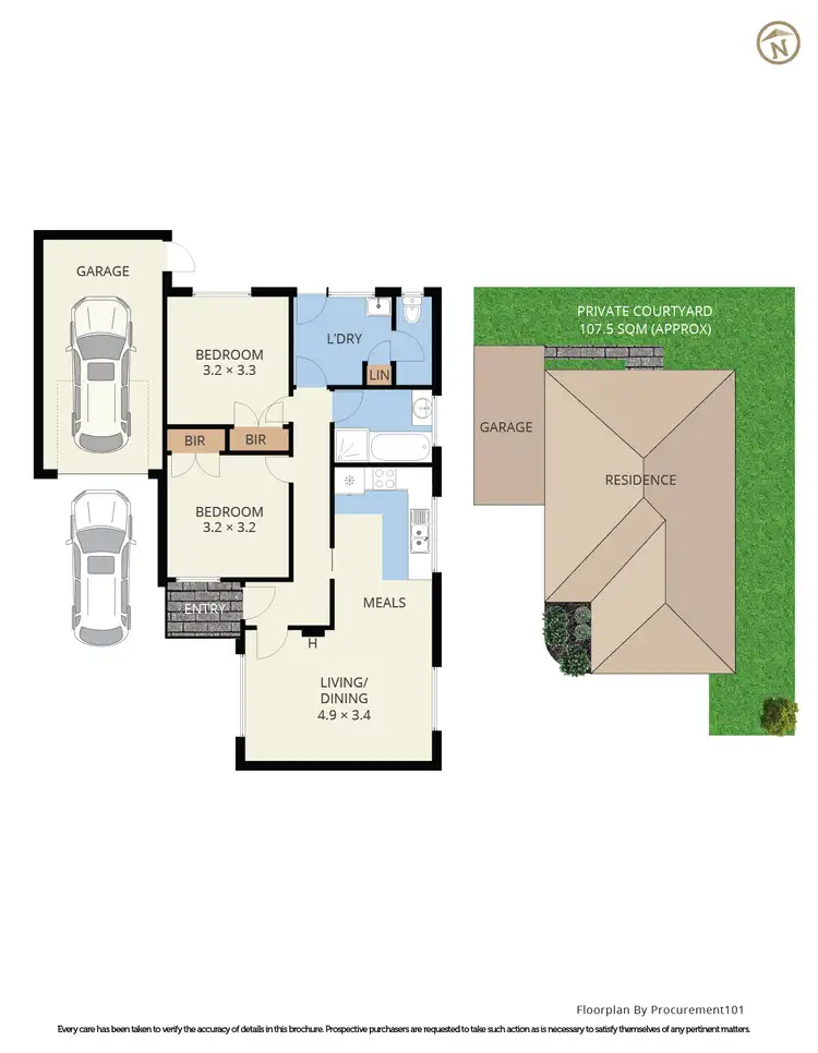 Floorplan of Homely house listing, 3/29 Dunblane Road, Noble Park VIC 3174