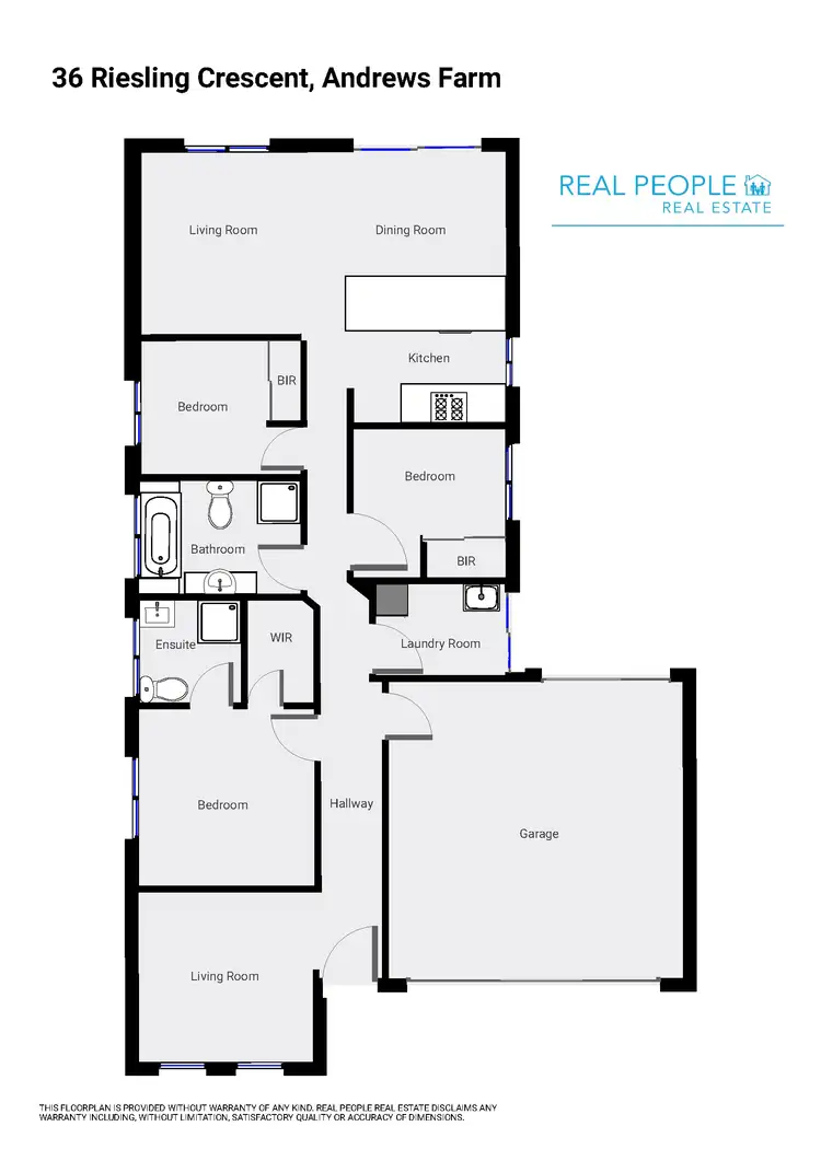 Floorplan of Homely house listing, 36 Riesling Crescent, Andrews Farm SA 5114