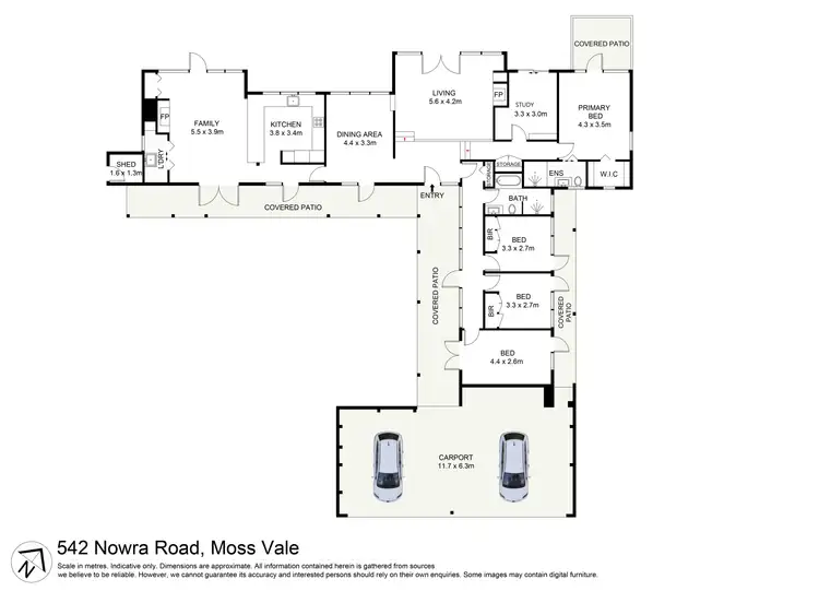 Floorplan of Homely rural property listing, 542 Nowra Road, Moss Vale NSW 2577