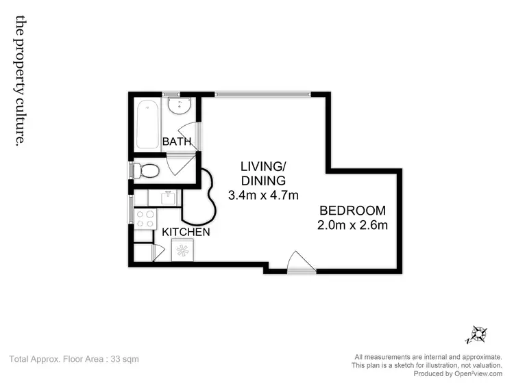 Floorplan of Homely apartment listing, unit 10/413-415 Elizabeth Street, North Hobart TAS 7000