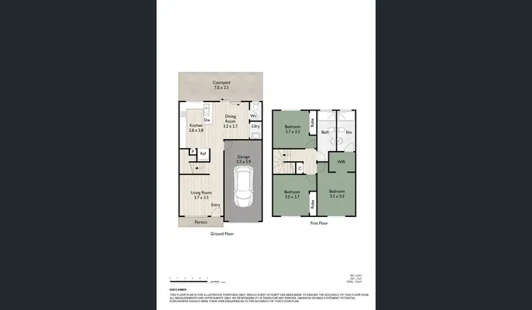 Floorplan of Homely townhouse listing, 83/1 Linear Drive, Mango Hill QLD 4509