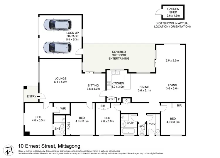 Floorplan of Homely house listing, 10 Ernest Street, Mittagong NSW 2575