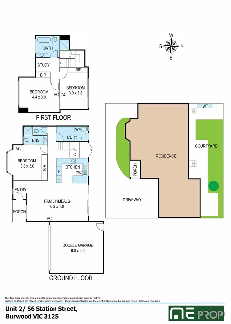 Floorplan of Homely townhouse listing, 2/56 Station Street, Burwood VIC 3125