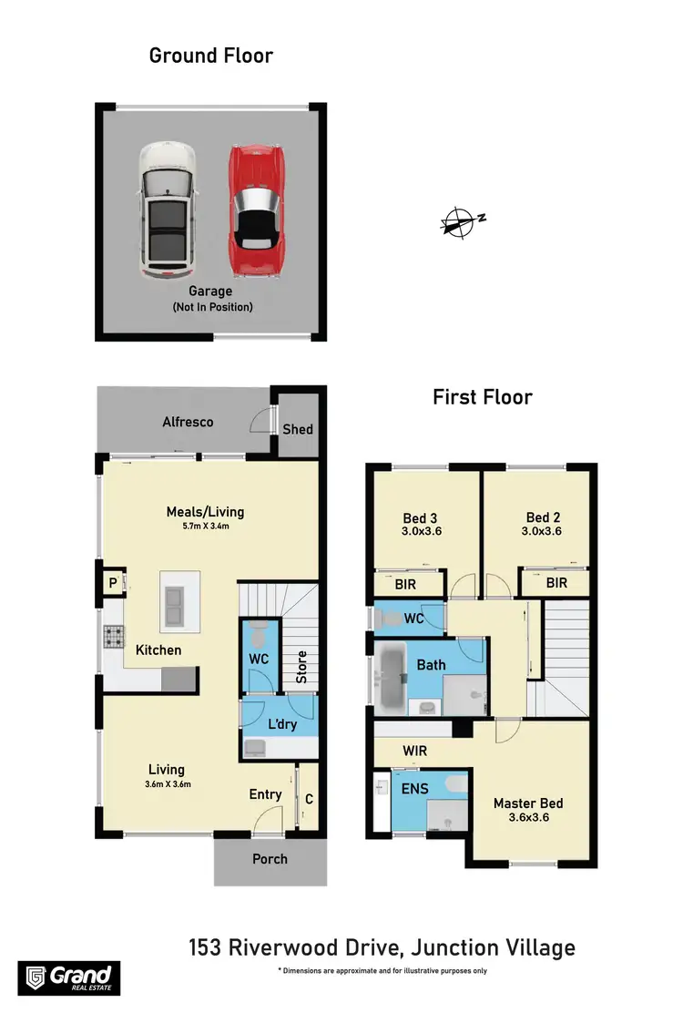 Floorplan of Homely townhouse listing, 153 Riverwood Drive, Junction Village VIC 3977