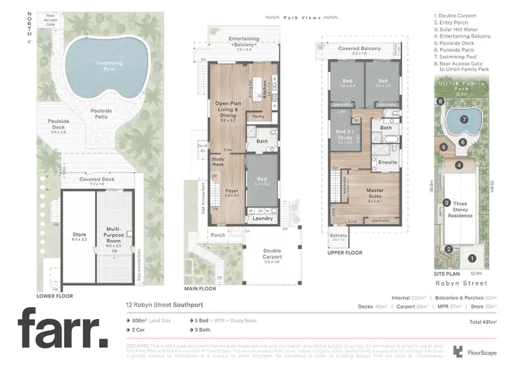 Floorplan of Homely house listing, 12 Robyn Street, Southport QLD 4215