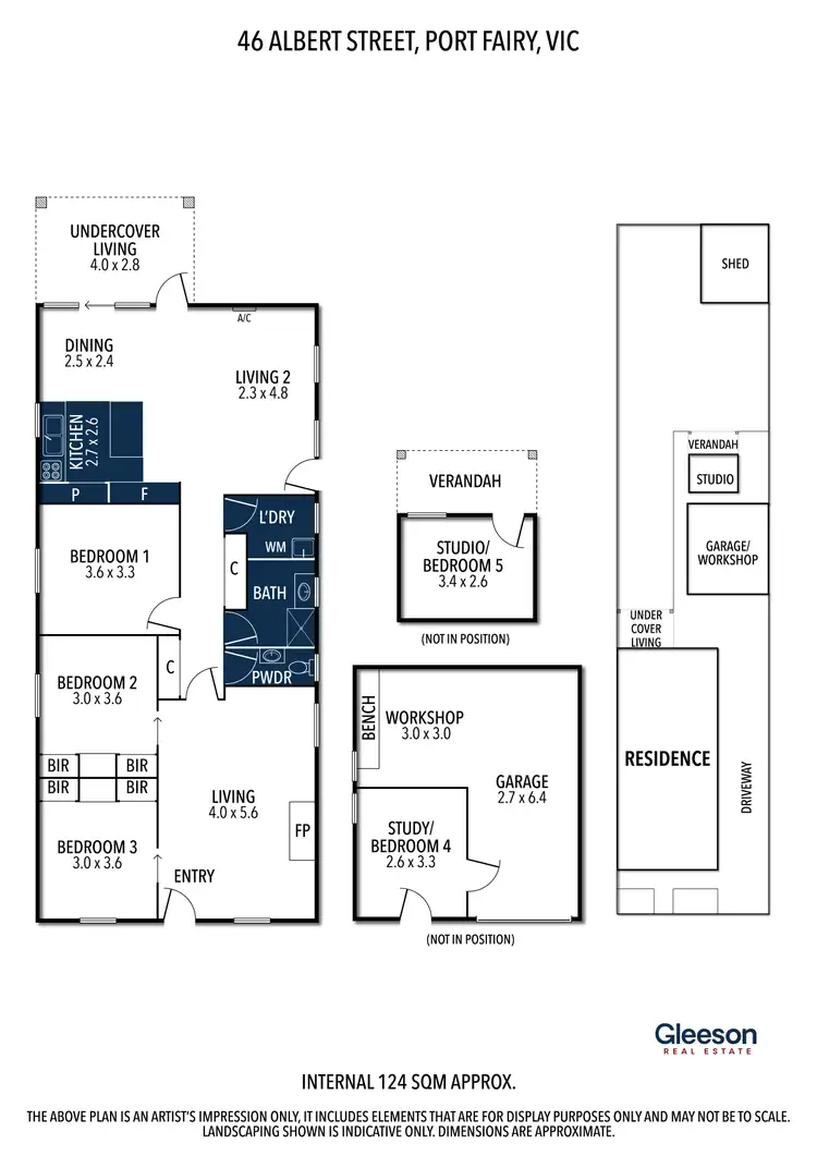 Floorplan of Homely house listing, 46 Albert Street, Port Fairy VIC 3284
