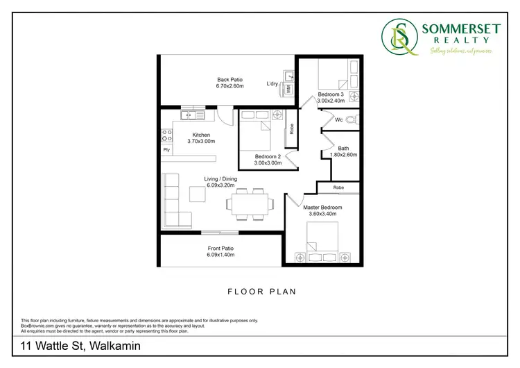 Floorplan of Homely house listing, 11 WATTLE STREET, Walkamin QLD 4872