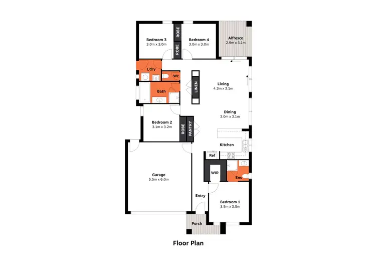 Floorplan of Homely house listing, 165 Sparrovale Road, Charlemont VIC 3217