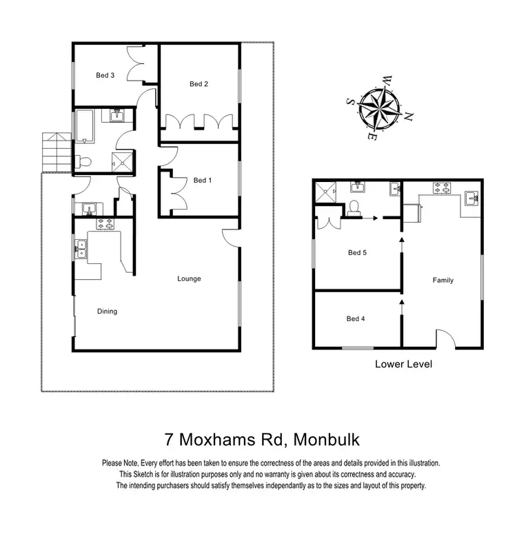 Floorplan of Homely house listing, 7 Moxhams Road, Monbulk VIC 3793