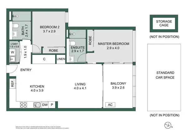 Floorplan of Homely apartment listing, a805/258 Railway Parade, Kogarah NSW 2217