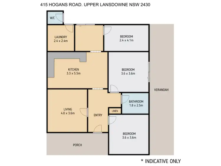 Floorplan of Homely rural property listing, 415 Hogans Road, Upper Lansdowne NSW 2430