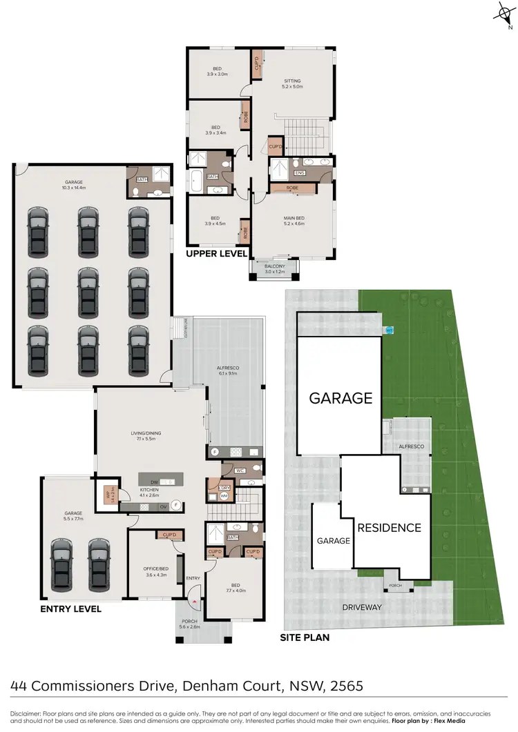 Floorplan of Homely house listing, 44 Commissioners Drive, Denham Court NSW 2565