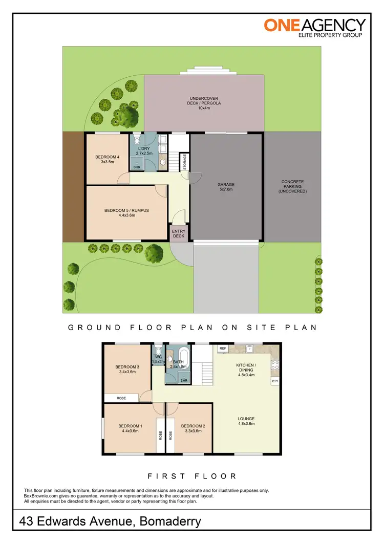 Floorplan of Homely house listing, 43 Edwards Avenue, Bomaderry NSW 2541