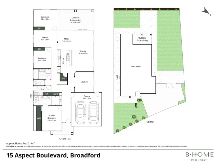 Floorplan of Homely house listing, 15 Aspect Boulevard, Broadford VIC 3658