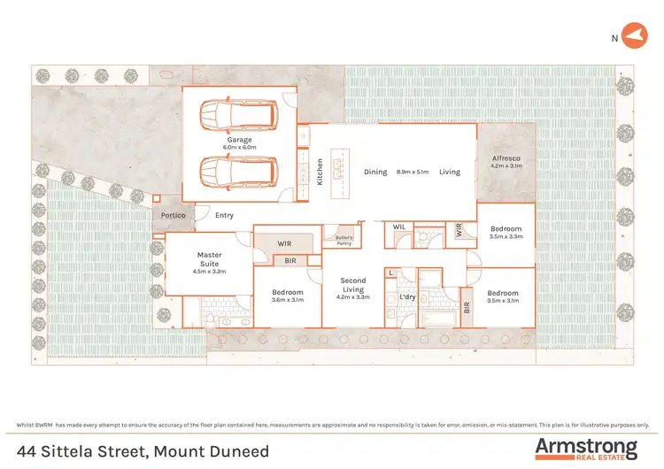 Floorplan of Homely house listing, 44 Sittela Street, Mount Duneed VIC 3217