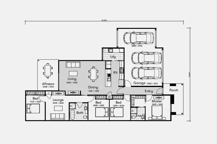 Floorplan of Homely house listing, 21 Begonia Street, Deebing Heights QLD 4306