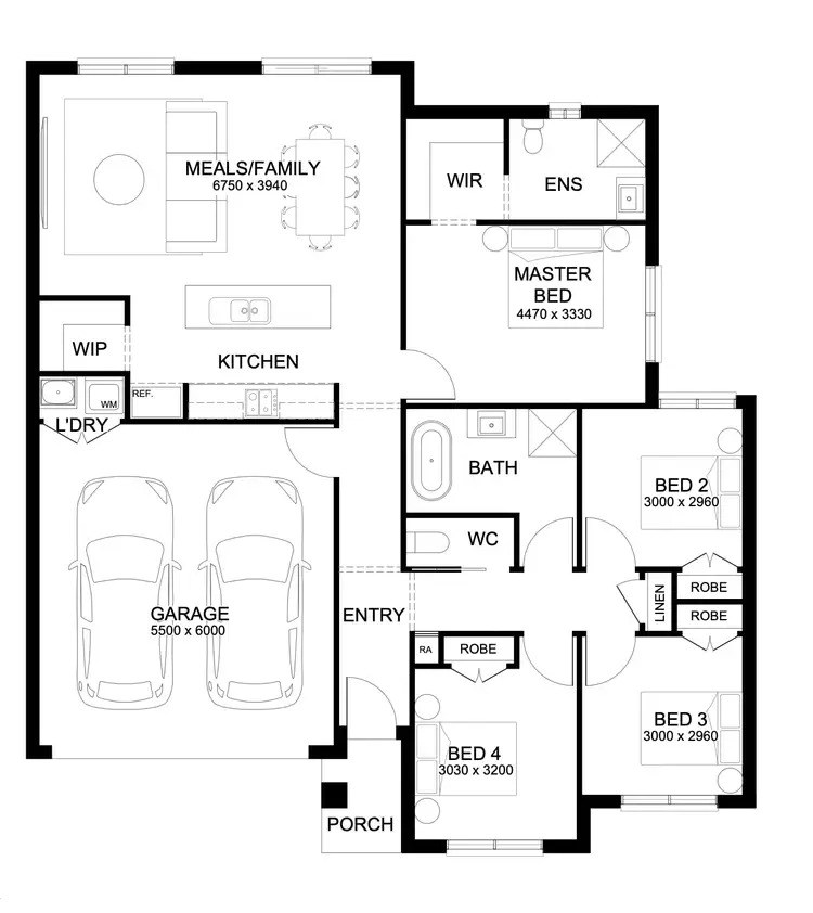 Floorplan of Homely house listing, Lot 613 Langton Street, Rowville VIC 3178