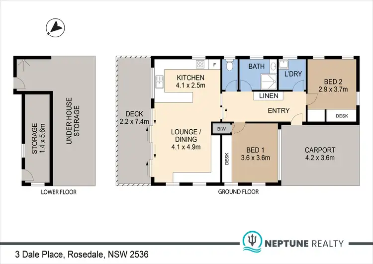 Floorplan of Homely house listing, 3 Dale Place, Rosedale NSW 2536