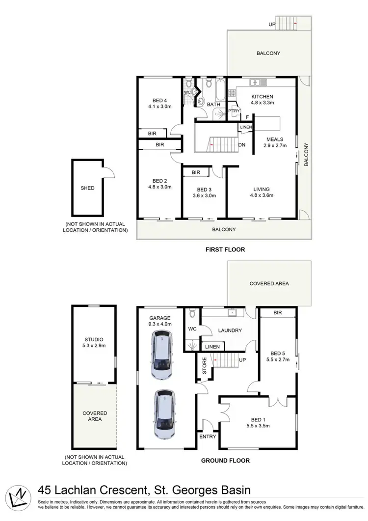 Floorplan of Homely house listing, 45 Lachlan Crescent, St Georges Basin NSW 2540