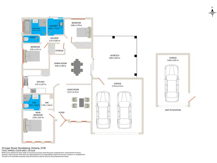 Floorplan of Homely house listing, 25 Jane Road, Yarrawonga VIC 3730