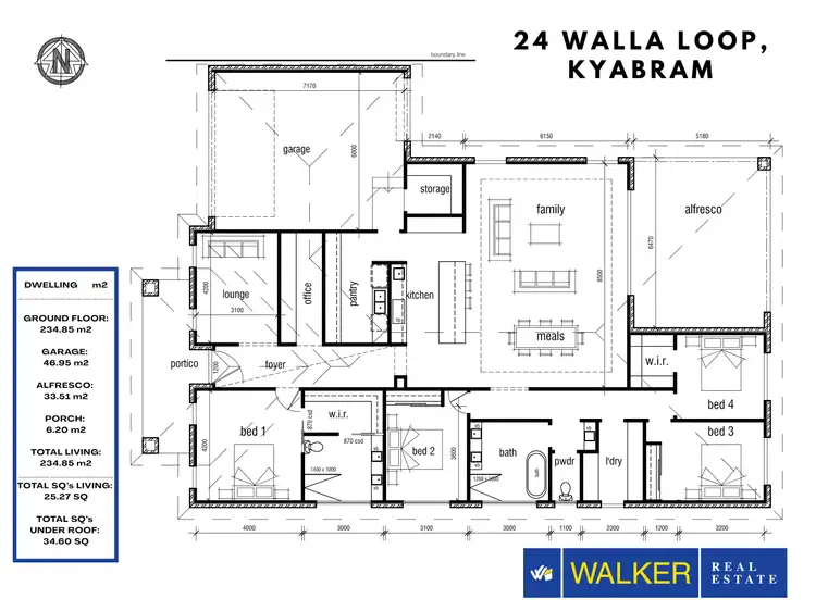 Floorplan of Homely house listing, 24 Walla Loop, Kyabram VIC 3620