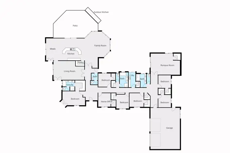 Floorplan of Homely rural property listing, 55 CLANDEBOYE ROAD, Baranduda VIC 3691