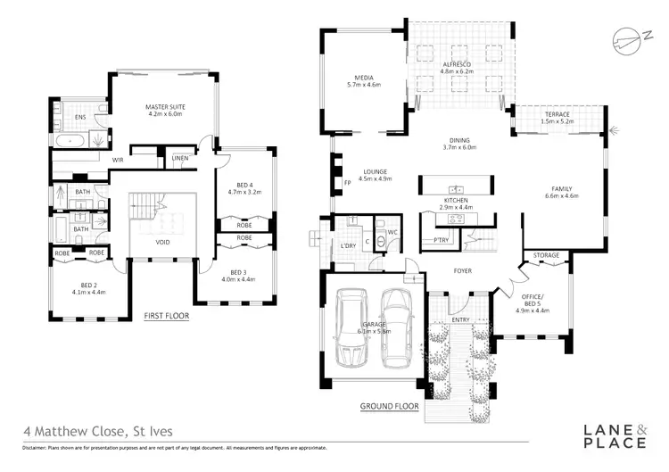 Floorplan of Homely house listing, 4 Matthew Close, St Ives NSW 2075