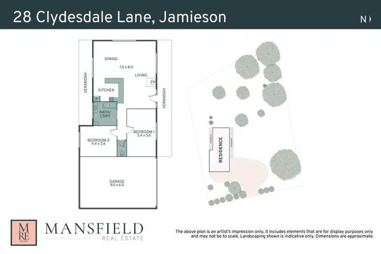 Floorplan of Homely house listing, 28 Clydesdale Lane, Jamieson VIC 3723